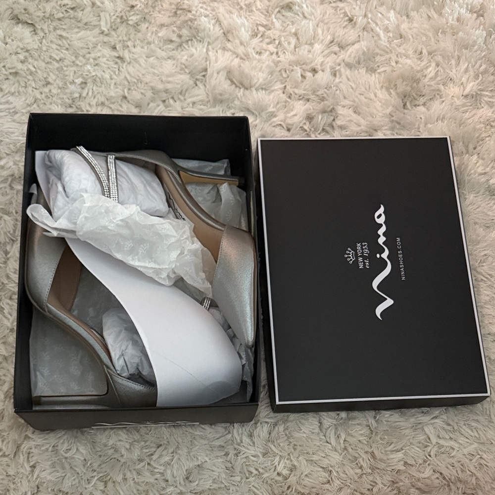 Nina Women's Silver Heels